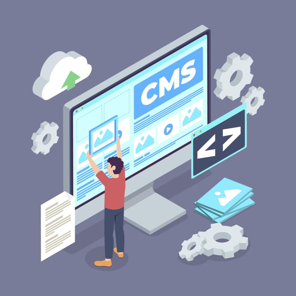 "Modern and professional website layout on a laptop screen, representing a top website design company in Dubai, specializing in sleek, user-friendly, and high-performing web solutions.