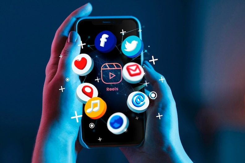 A professional team providing social media marketing services Dubai, helping businesses grow online. The image features experts analyzing digital marketing strategies, leak detection specialists at work, and a trusted brand promoting their services.