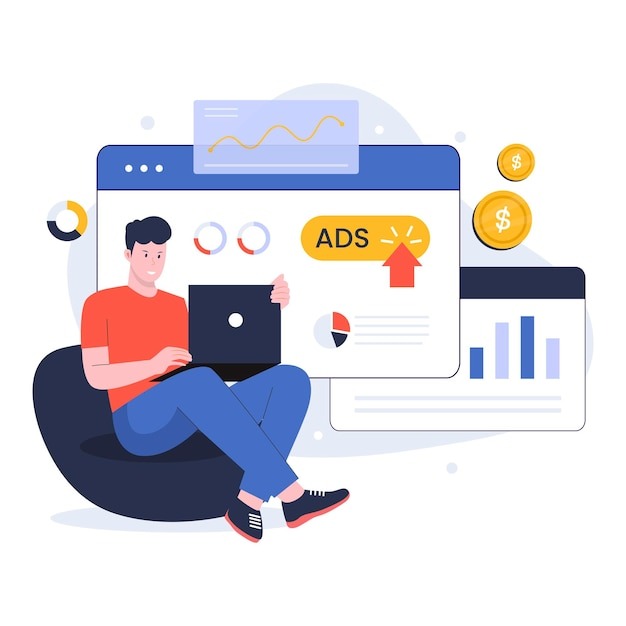 Digital marketing expert analyzing campaign performance, representing top Google Ads agencies in Saudi Arabia